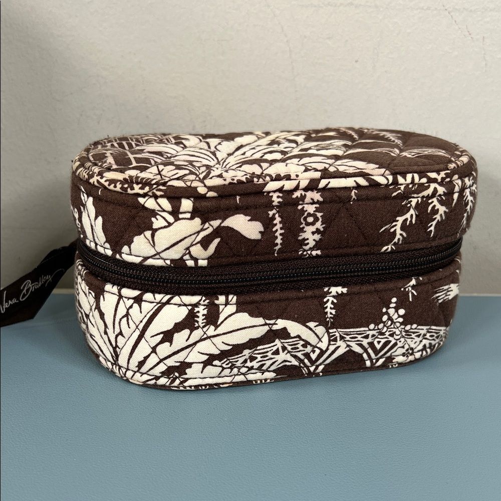 Vera Bradley Imperial Toile Zip Jewelry Box So Unique!!